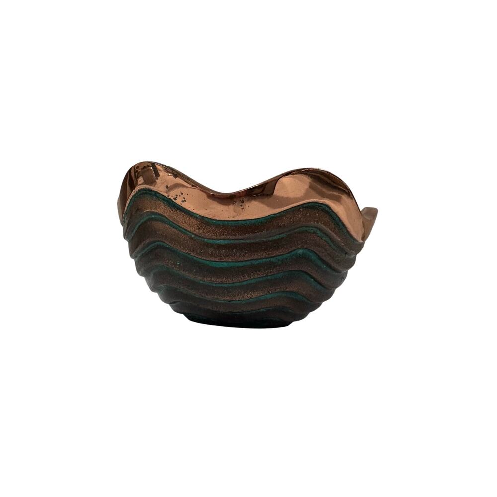 Nambe' Copper Canyon  Lisa Smith Wavy 4.5" Bowl